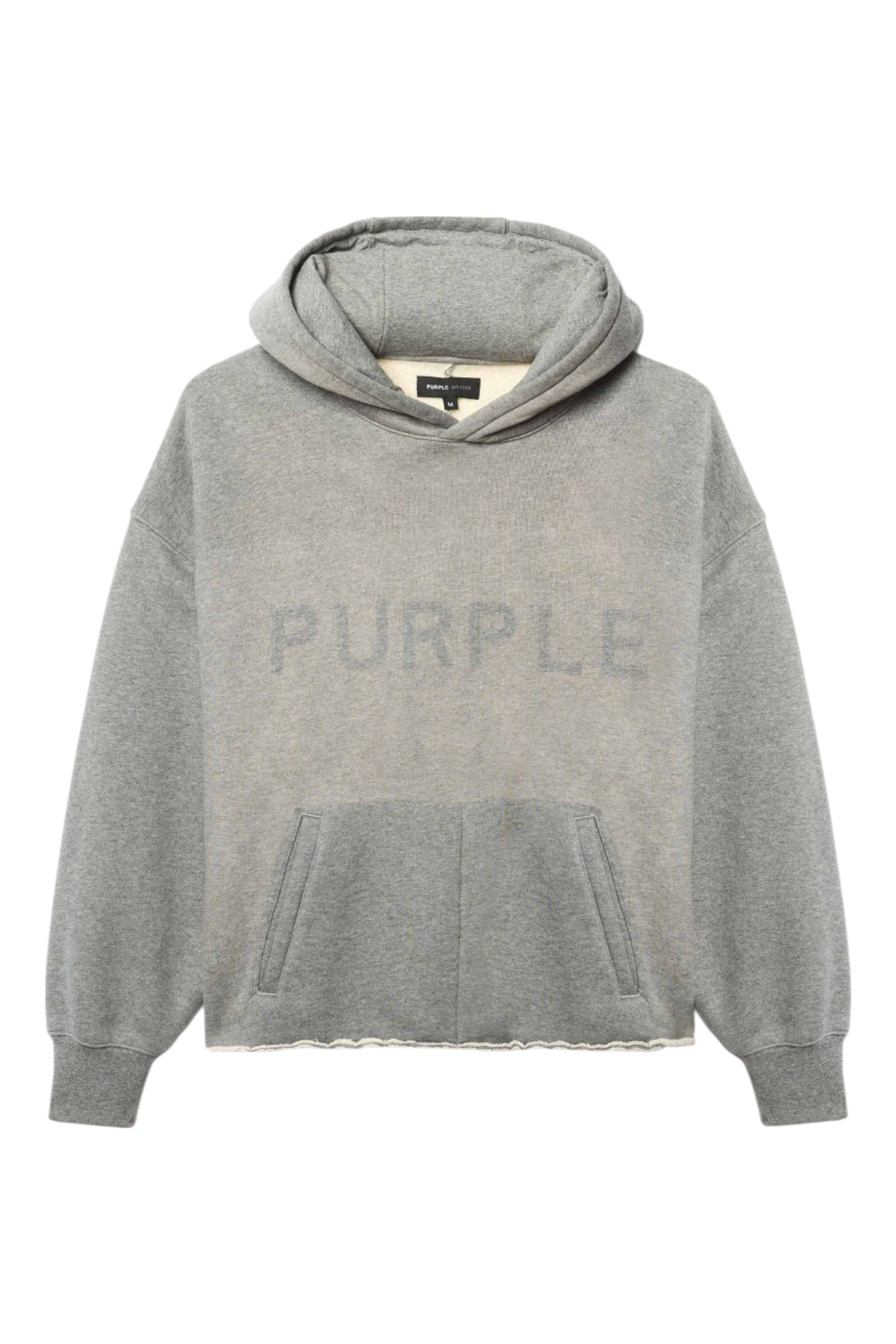 Purple Brand Shadow Wordmark Oversized Hoodie