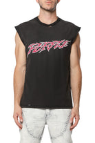 Purple Brand Textured Sleeveless Tee