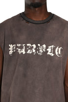 Purple Brand Textured Sleeveless Tee