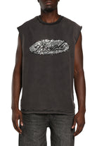 Purple Brand Textured Sleeveless Tee