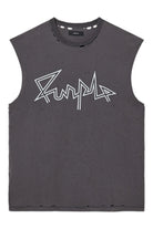 Purple Brand Textured Sleeveless Tee