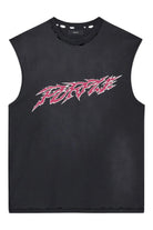 Purple Brand Textured Sleeveless Tee