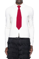 Spencer Badu Knit Tie Shirt