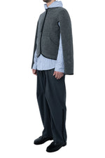 Saul Nash Fleece Cut-Out Flight Zip-Up