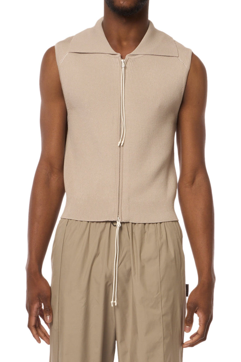 Saul Nash Knitted Zip Vest