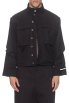 Spencer Badu Black Hybrid Jacket