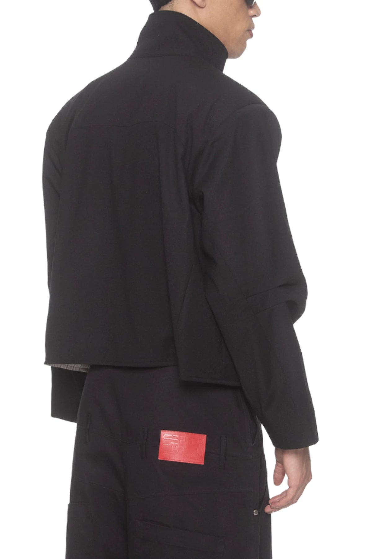 Spencer Badu Black Hybrid Jacket