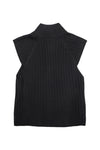 Spencer Badu Black Knitted Vest