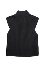 Spencer Badu Black Knitted Vest