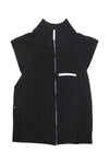 Spencer Badu Black Knitted Vest