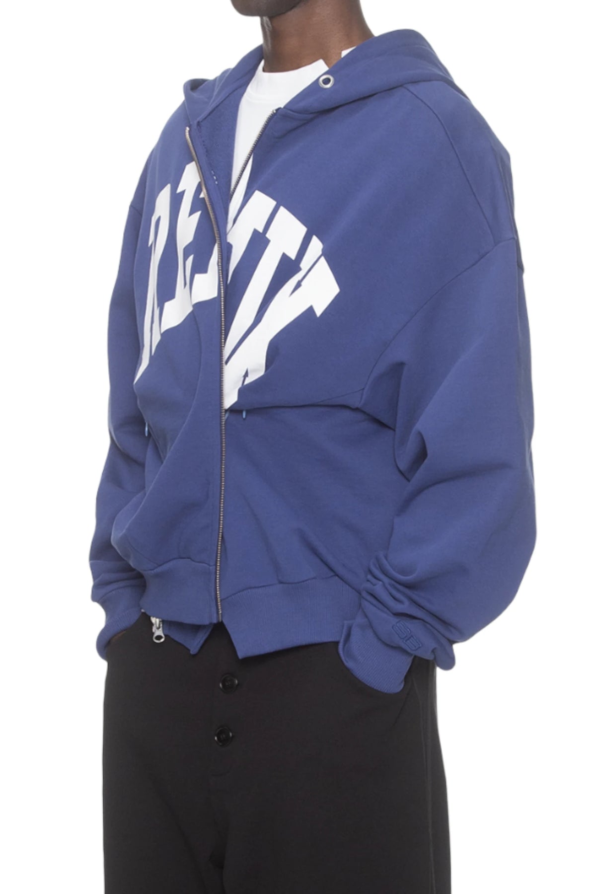 Spencer Badu Blue Remix Zip Up Hoodie