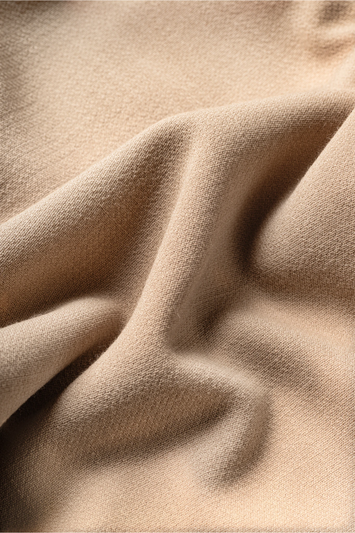 Spencer Badu Brown Button Wool Trouser