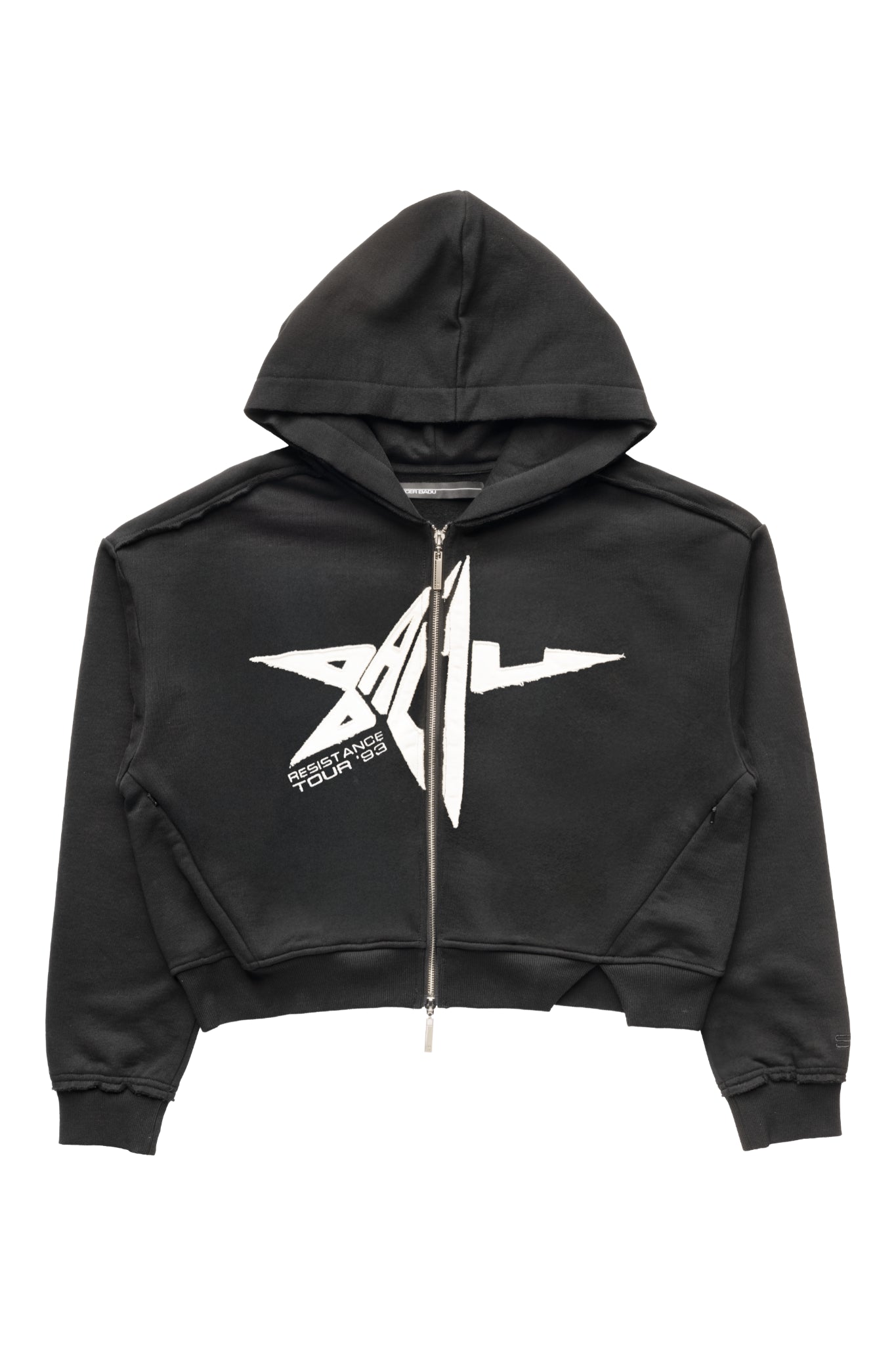 Spencer Badu Distressed Zip Up