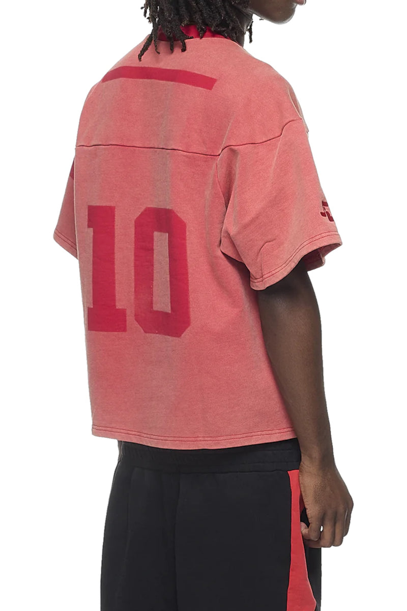 Spencer Badu Red Washed Jersey