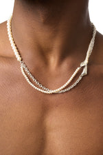 Sweet Lime Juice Split Signet Mixed Pearl Choker