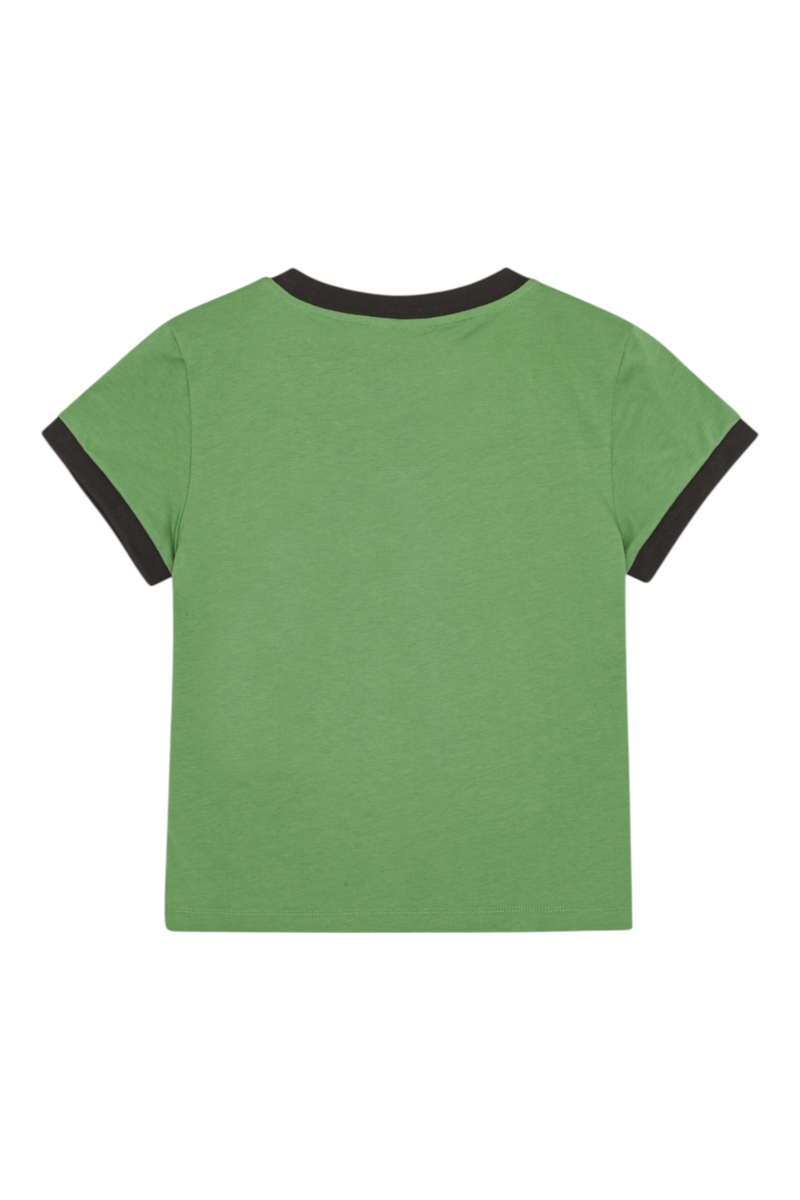 Ganni Basic Cotton Jersey Peony Baby Fit T-Shirt