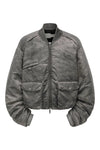 Feng Chen Wang Spray Painted Nylon Bomber Jacket