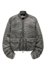 Feng Chen Wang Spray Painted Nylon Bomber Jacket