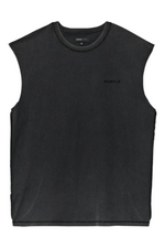 Purple Brand Textured Jersey Sleeveless