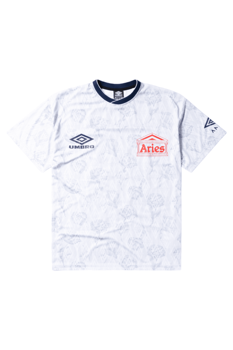 Aries x Umbro White Roses SS Football Jersey