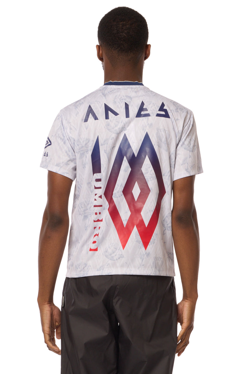 Aries x Umbro White Roses SS Football Jersey