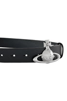 Vivienne Westwood Orb Buckle Belt Silver