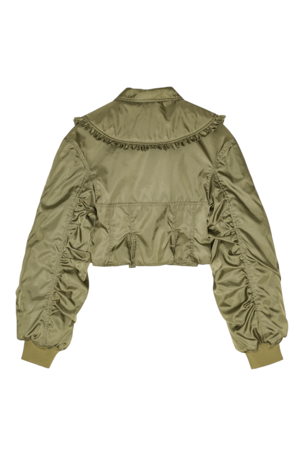 Ganni Duchesse Nylon Fitted Jacket