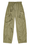 Ganni Duchesse Nylon Oversized Elasticated Pants