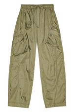 Ganni Duchesse Nylon Oversized Elasticated Pants