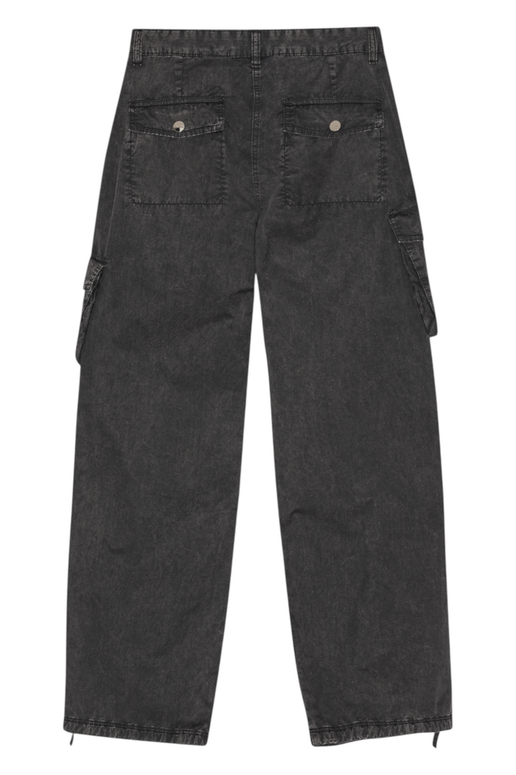 Ganni Washed Cotton Twill Pants