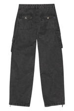 Ganni Washed Cotton Twill Pants