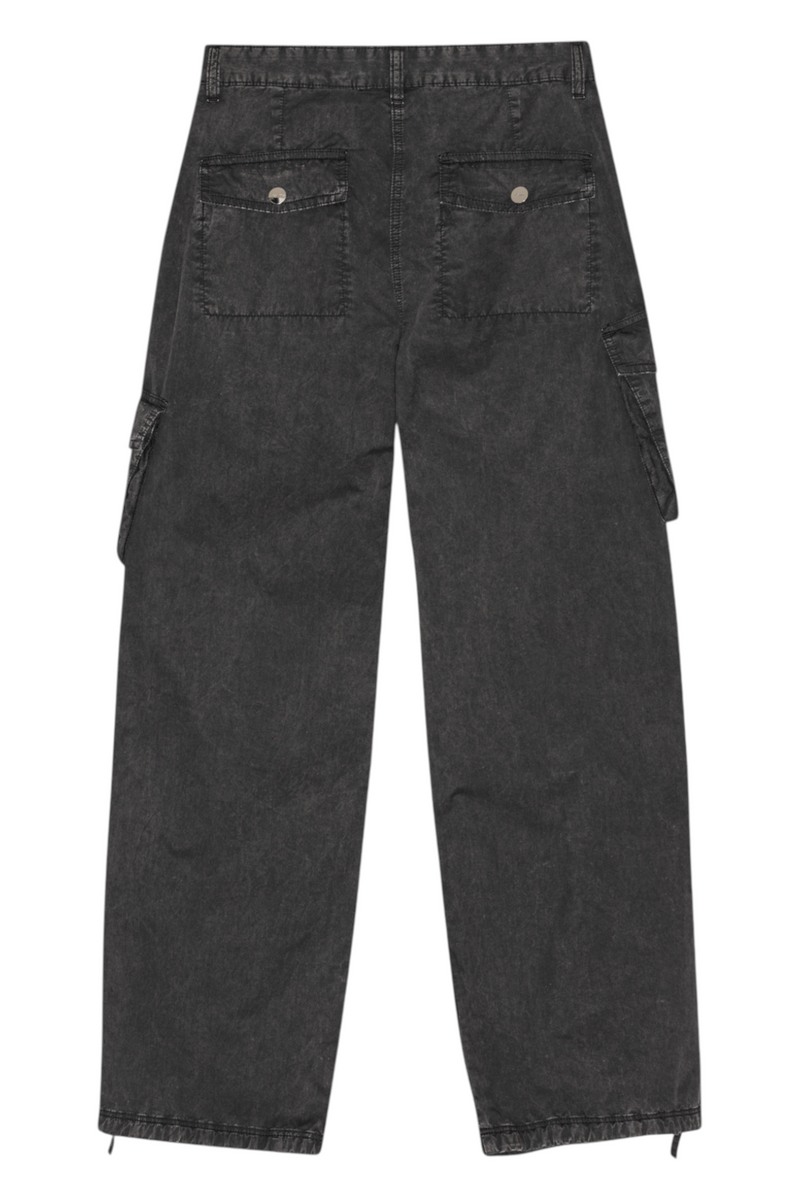 Ganni Washed Cotton Twill Pants