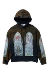 Who Decides War Motley Hooded Pullover