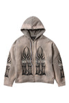 Who Decides War Winged Zip Up