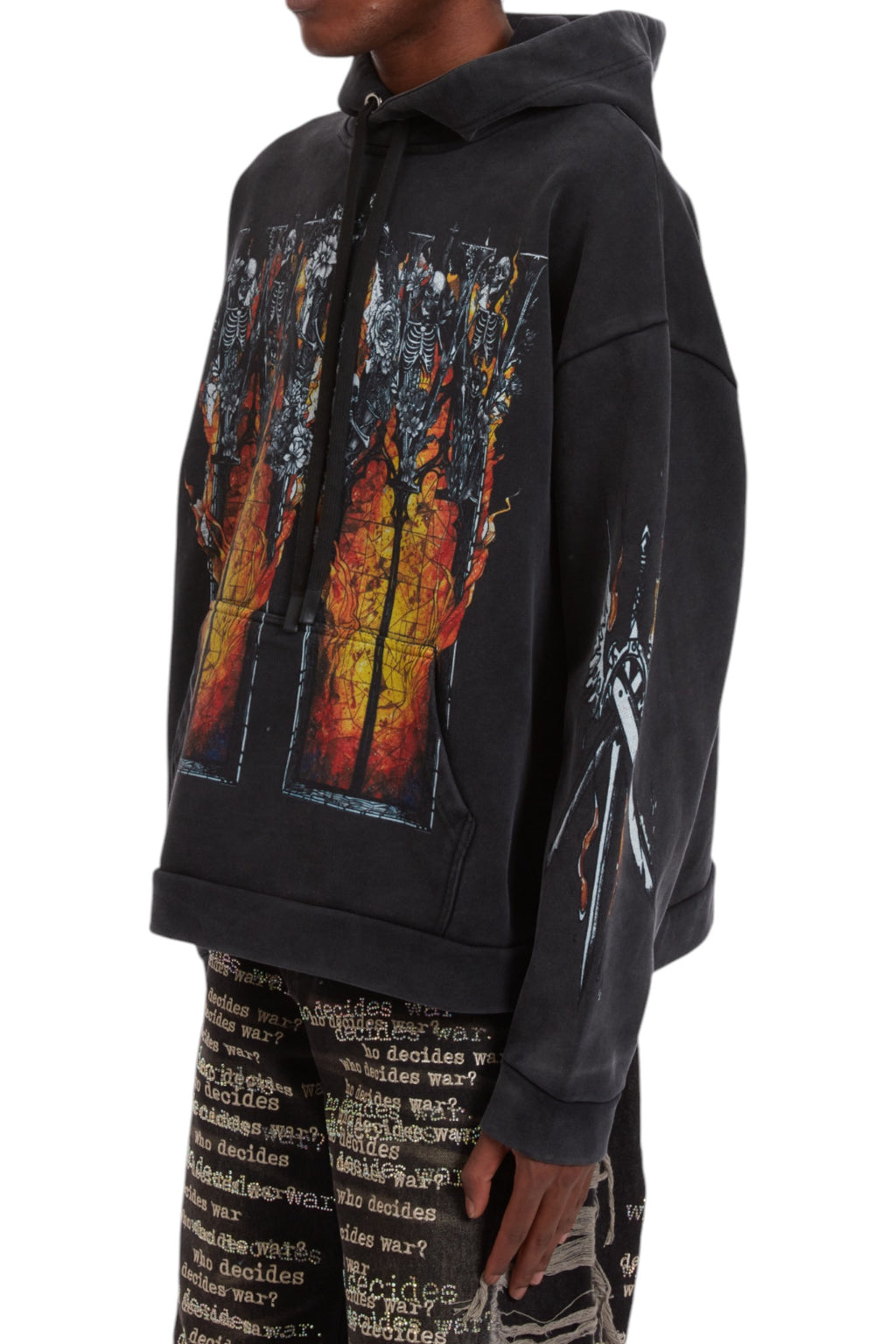 Who Decides War Ember Chapel Hooded Pullover
