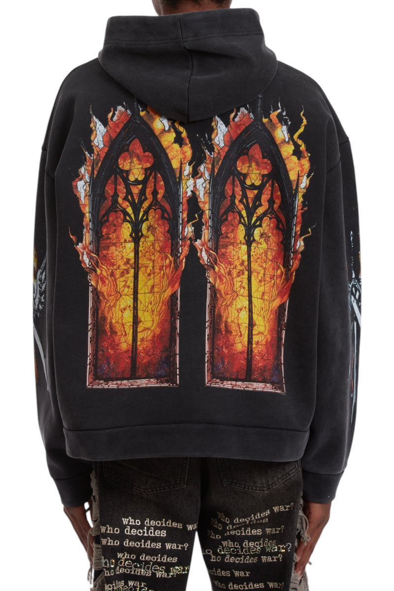Who Decides War Ember Chapel Hooded Pullover
