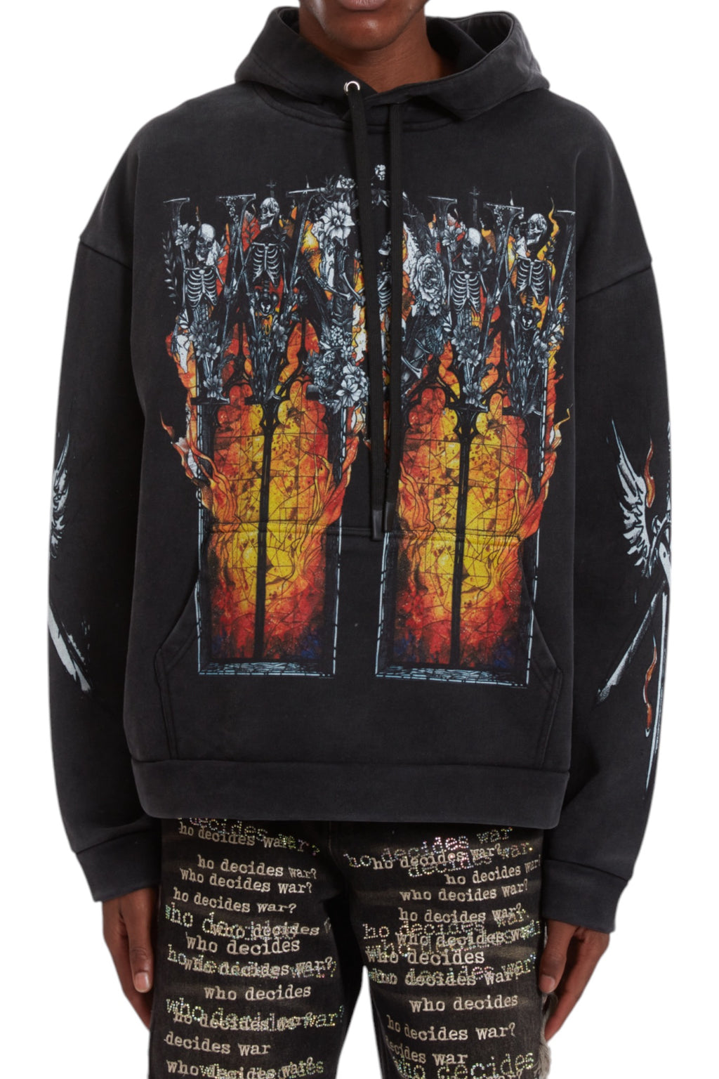 Who Decides War Ember Chapel Hooded Pullover