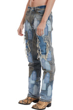 Who Decides War Patched Arch Repaired Blowout Denim