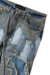 Who Decides War Patched Arch Repaired Blowout Denim