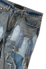 Who Decides War Patched Arch Repaired Blowout Denim
