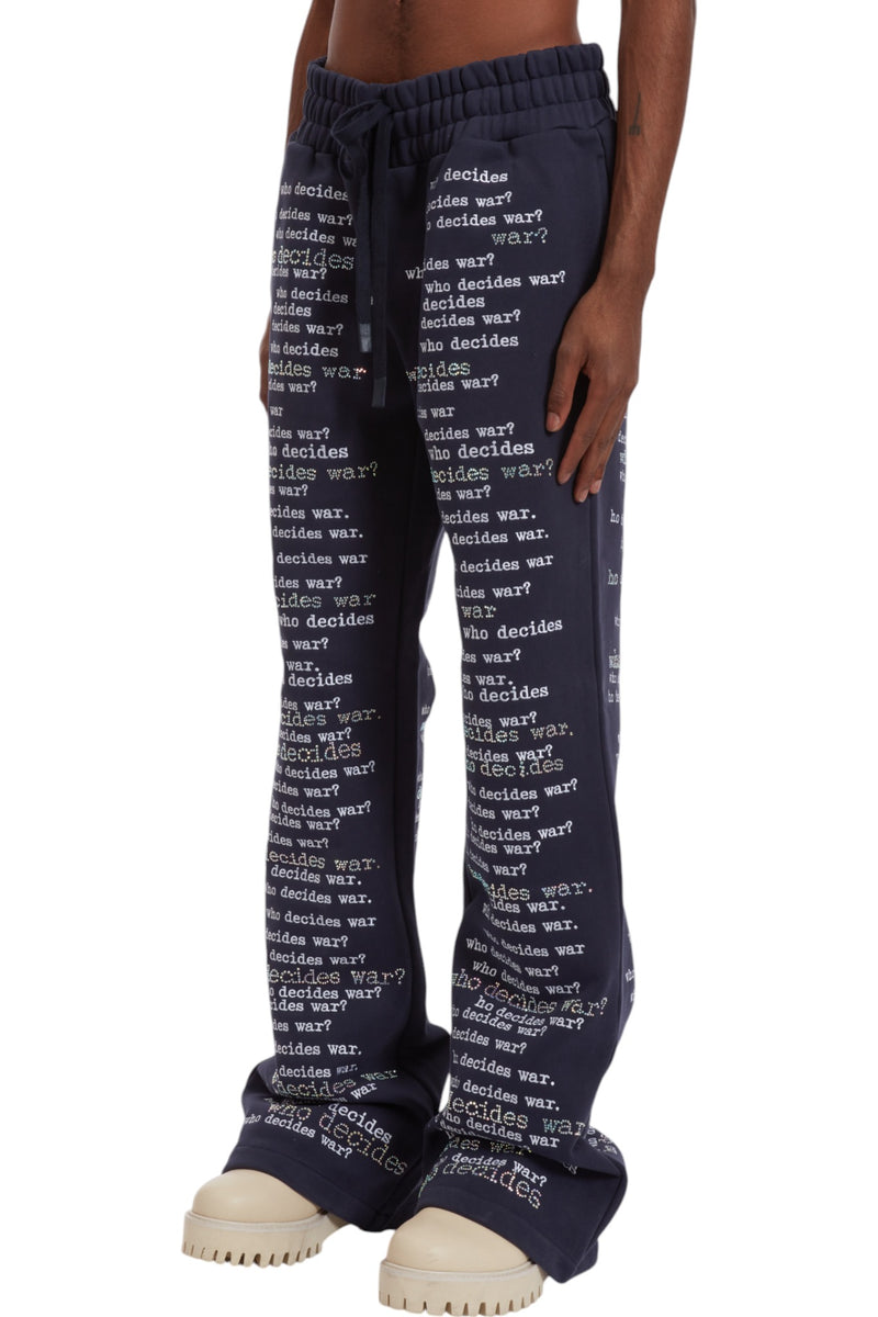 Who Decides War WDW Scripture Sweatpants