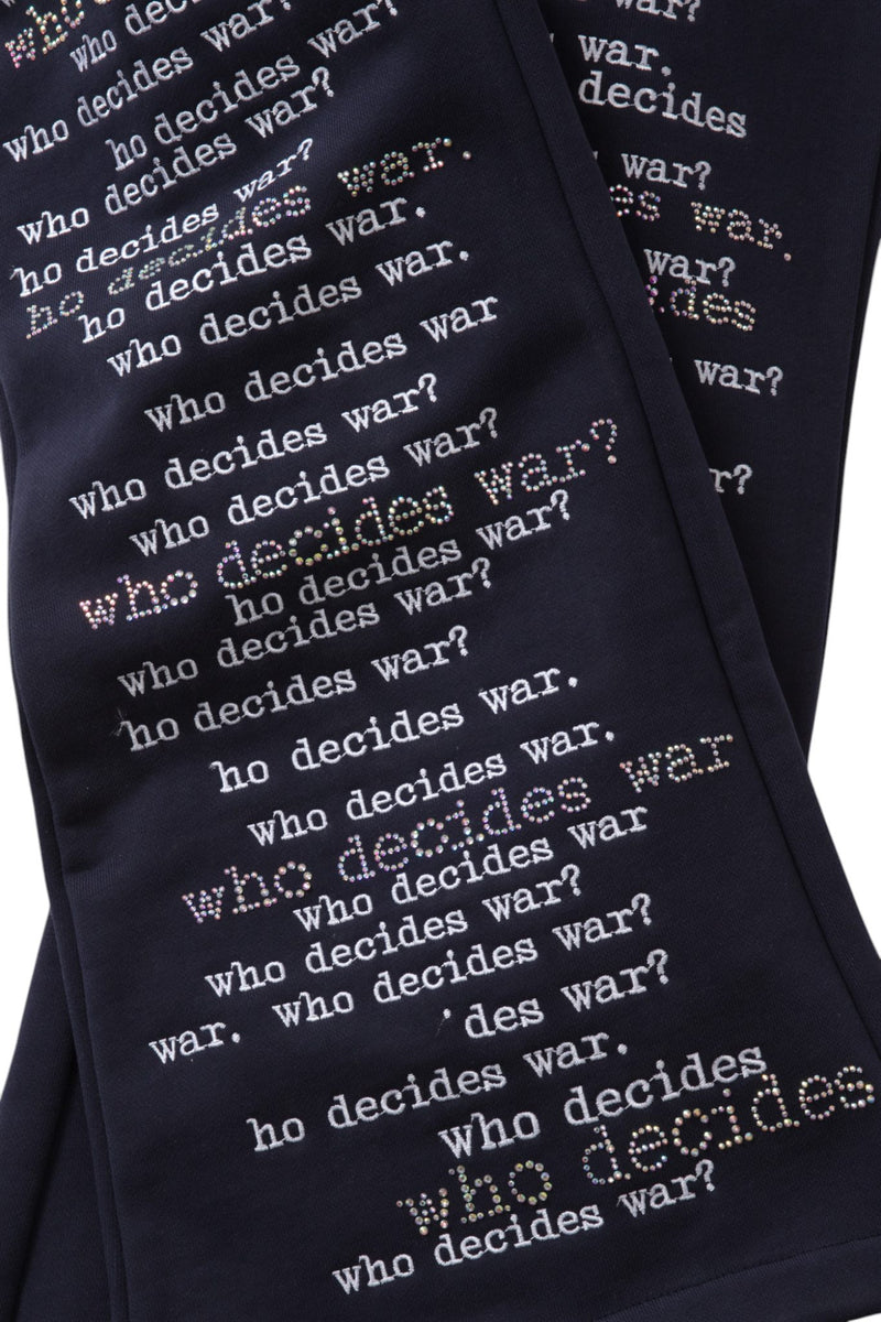 Who Decides War WDW Scripture Sweatpants