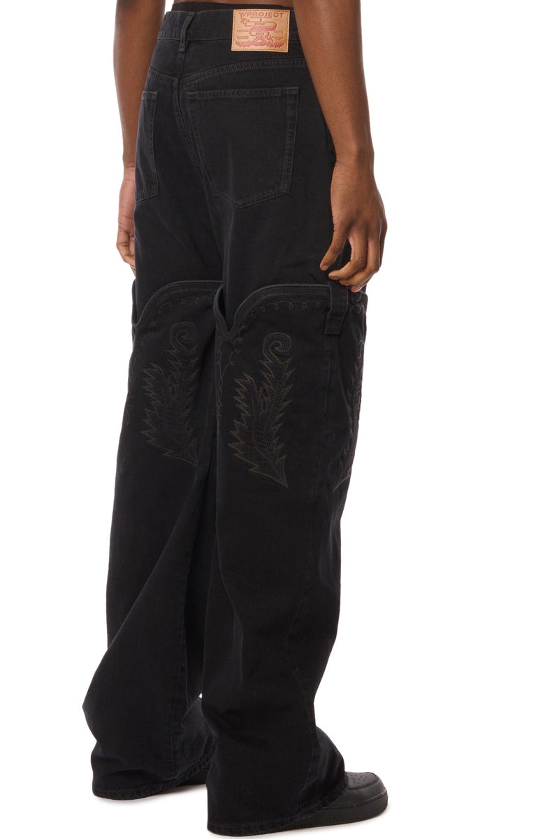 Y/Project Evergreen Maxi Cowboy Cuff Jeans