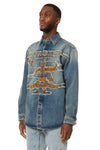 Y/Project Evergreen Paris' Best Patch Denim Shirt