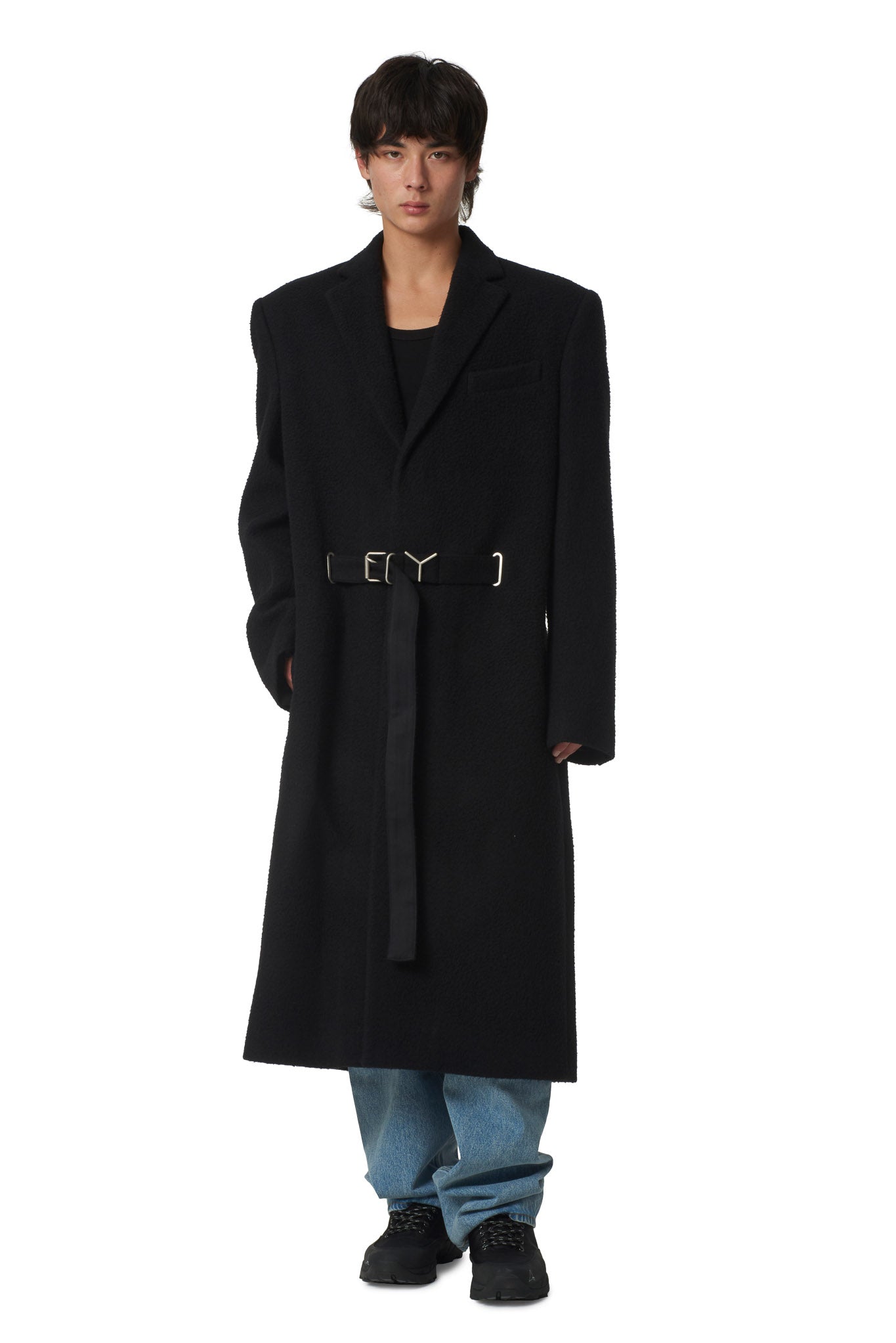 Y/Project Y Belt Brushed Wool Coat – htown Store