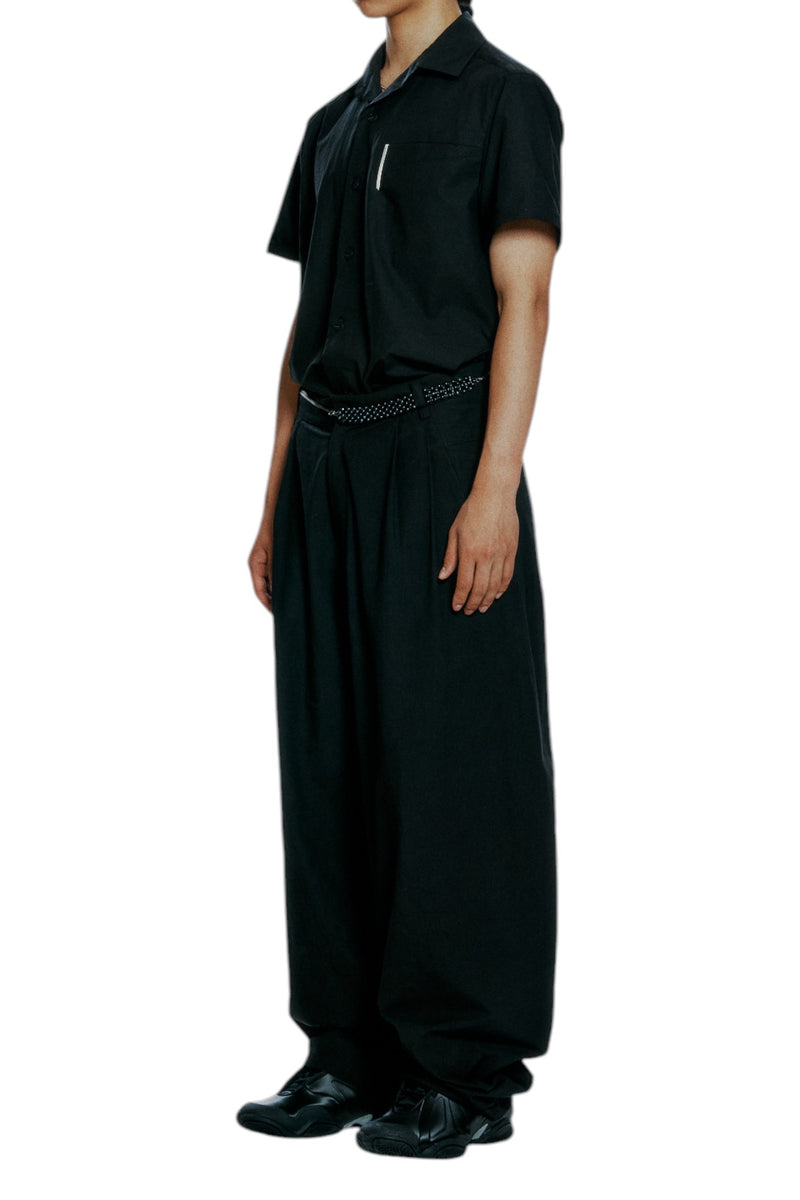 Hyein Seo Wide Pants With Beaded Belt