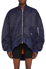 JW Anderson Oversized Curved Hem Bomber Jacket