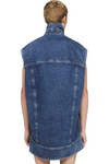 JW Anderson Oversized Sleeveless High Neck Jacket