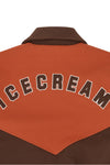 ICECREAM Panelled Varsity Jacket